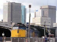 Via Rail 6444 (F40PH-2) in Winnipeg,MB