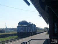 Via Rail 6445 (F40PH-2) - Coors Light Silver Bullet Express