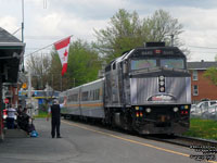 Via Rail 6445 (F40PH-2) - Coors Light Silver Bullet Express