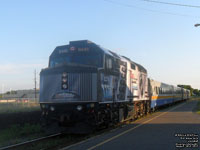 Via Rail 6445 (F40PH-2) - Coors Light Silver Bullet Express