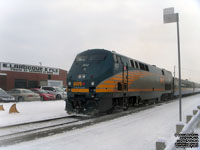 Via Rail 902 (P42DC / Genesis) - Damaged in fire near Ottawa - August 2009