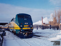 Via Rail 902 (P42DC / Genesis) - Damaged in fire near Ottawa - August 2009