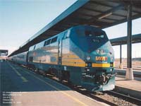 Via Rail 913 (P42DC / Genesis) in Dorval,QC