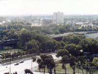 Via Rail train 1 - Canadian, The Forks, Winnipeg,MB 1986