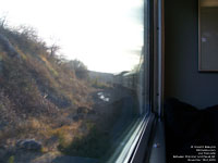 Via Rail train 616 between Chandler and Perce,QC