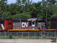 WC 6923 - SD40-3 (To TXGN 132 - ex-GCFX 6053,  nee CN 5192)