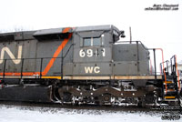 WC 6941 - SD40-3 (To DMVW 6941 - ex-GCFX 6071,  nee CN 5168)