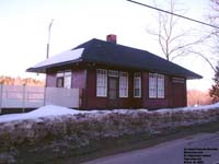 Former CP Highwater station; Highwater, Quebec. Current use: Private residence.