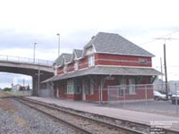 CN / VIA Joliette, Quebec train station. Current use: Railway passenger trains.