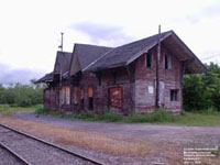 Former Lanoraie train station; Lanoraie, Quebec. Current use: Unused.