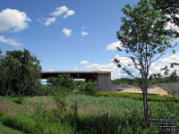 New Overpass Construction over CN Drummond Subdivision