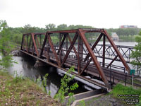 The MMA Magog River and Nation Lake bridge in Sherbrooke