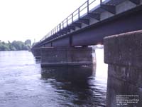 MMA railway bridge, Richelieu river, St-Jean,QC
