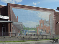 Murale Terminus Populus Wall Painting, Sherbrooke