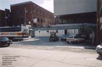Temporary bus depot, Sherbrooke