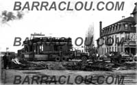 Victoriaville station demolition, circa 1974 / Démantèlement de la gare de Victoriaville, vers 1974.