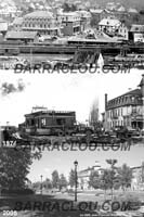 Ligne du temps (hier et aujourd'hui) - Gare de Victoriaville et Htel Grand Union - Timeline (now and then)