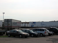 Laidlaw Carriers and L.E. Walker trailers parked at the Kingsway terminal
