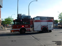 247 - (347-13386) - 2013 Spartan Metro Star MFD / Maxi Metal VIO rescue/pumper - Station/Caserne 47 (Rue Zotique Est)