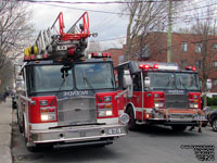 474 - (337-07283) - 2007 E-One Cyclone II HP100 ladder - Station/Caserne 74 - Mont-Royal and 246 - (349-09297) - 2009 E-One Cyclone II pumper - Station/Caserne 46 - Rue Cumberland, NDG