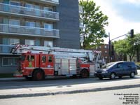 743 - 1990 Freightliner / Anderson / Bronto tower - Station/Caserne 43 - Ahuntsic (Fleury Est & Charton)