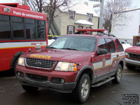 102 - (ex-D3, exx-101) - 05317 - Chef de district 3 est - 2005 Ford Excursion, Caserne 4 - Ste-Odile, Quebec, Quebec