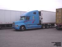 A Freightliner tractor