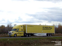 Sunbury trailer with air skirt