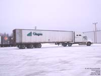 Muir's (?) tractor and a Gingras trailer