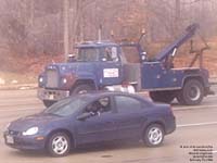 Mack towing truck