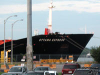 Port of Montreal container transporter