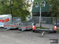 Open-top trailers and dolly