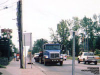 Unidentified White-GMC truck