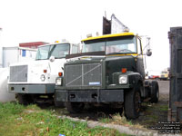 Unidentified White-GMC truck