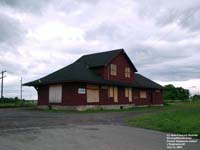 Former Epiphanie train station; L'Epiphanie, Quebec. Current use: Unused.