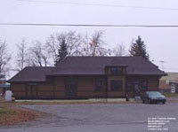 Former Macamic station; Macamic, Quebec. Current use: Tourist Kiosk.