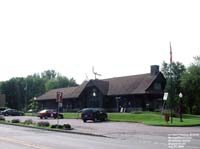 Former Montebello train station; Montebello, Quebec. Current use: Tourist kiosk.