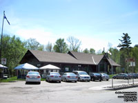 Former Montebello train station; Montebello, Quebec. Current use: Tourist kiosk.