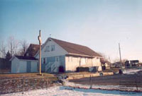 Former Princeville station, CN Danville Sub, Now Salle des Chevaliers de Colombs (Knights of Columbus meeting room), Princeville,QC