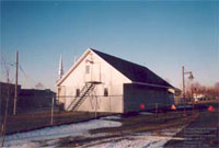 Former Princeville station, CN Danville Sub, Now Salle des Chevaliers de Colombs (Knights of Columbus meeting room), Princeville,QC