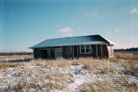 Former Val-Alain station, Moved out of village and abandonned in some nearby field; Val-Alain,QC