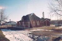 Former Warwick station, CN Danville Sub, Now "Maison des Jeunes 14-18", Warwick,QC